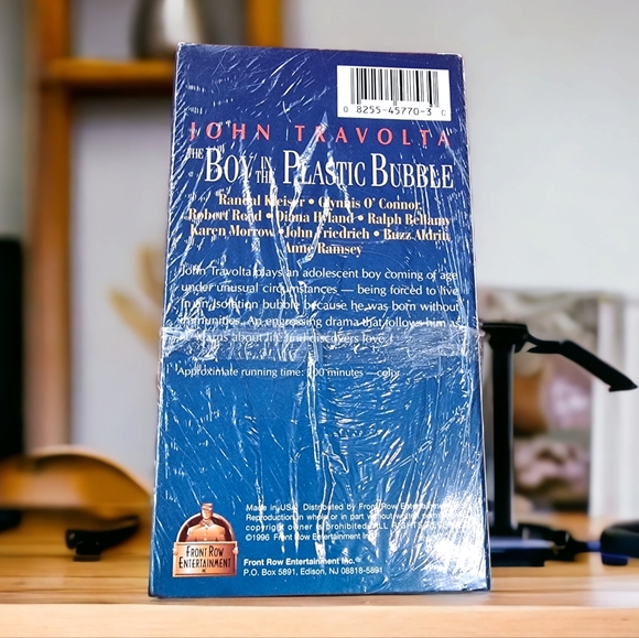 The Boy In The Plastic Bubble VHS Starring John Travolta 1996 - Picture 2 of 2